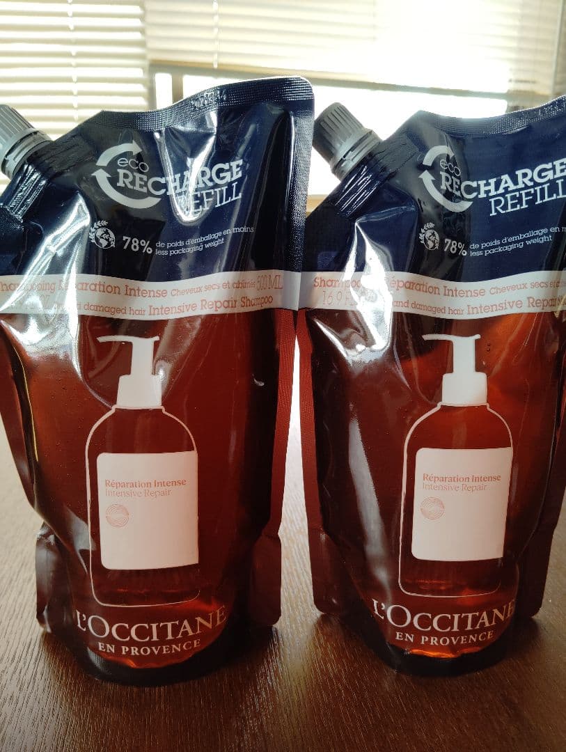 L'Occitane リペアリングインテンシブシャンプー リフィル 2個セット