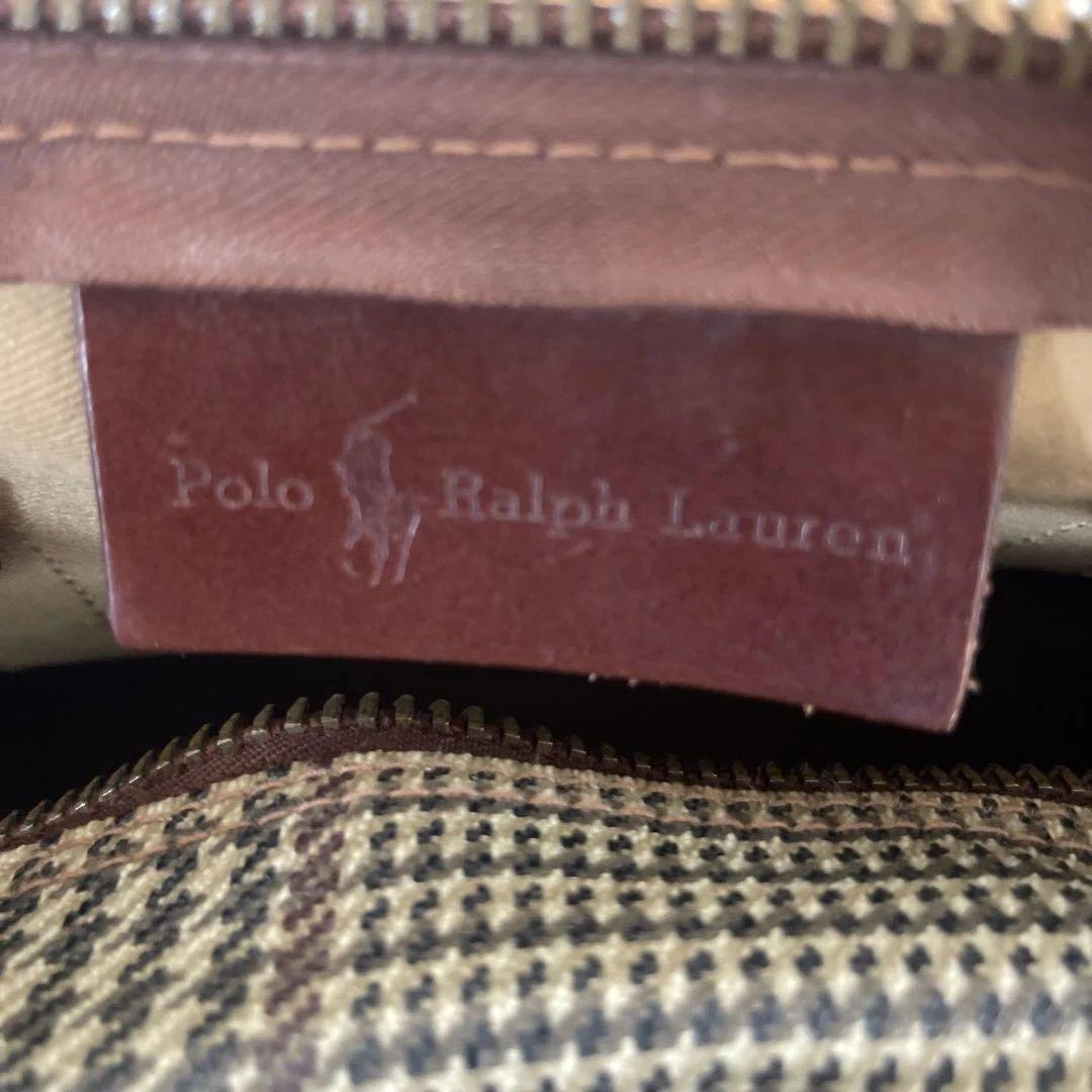 Polo Ralph Lauren チェック柄ボストンバッグ