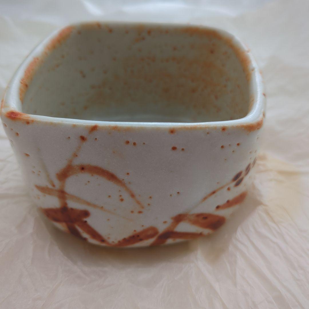 志野焼き小鉢　お茶事向付５客　未使用 送料８５０円込