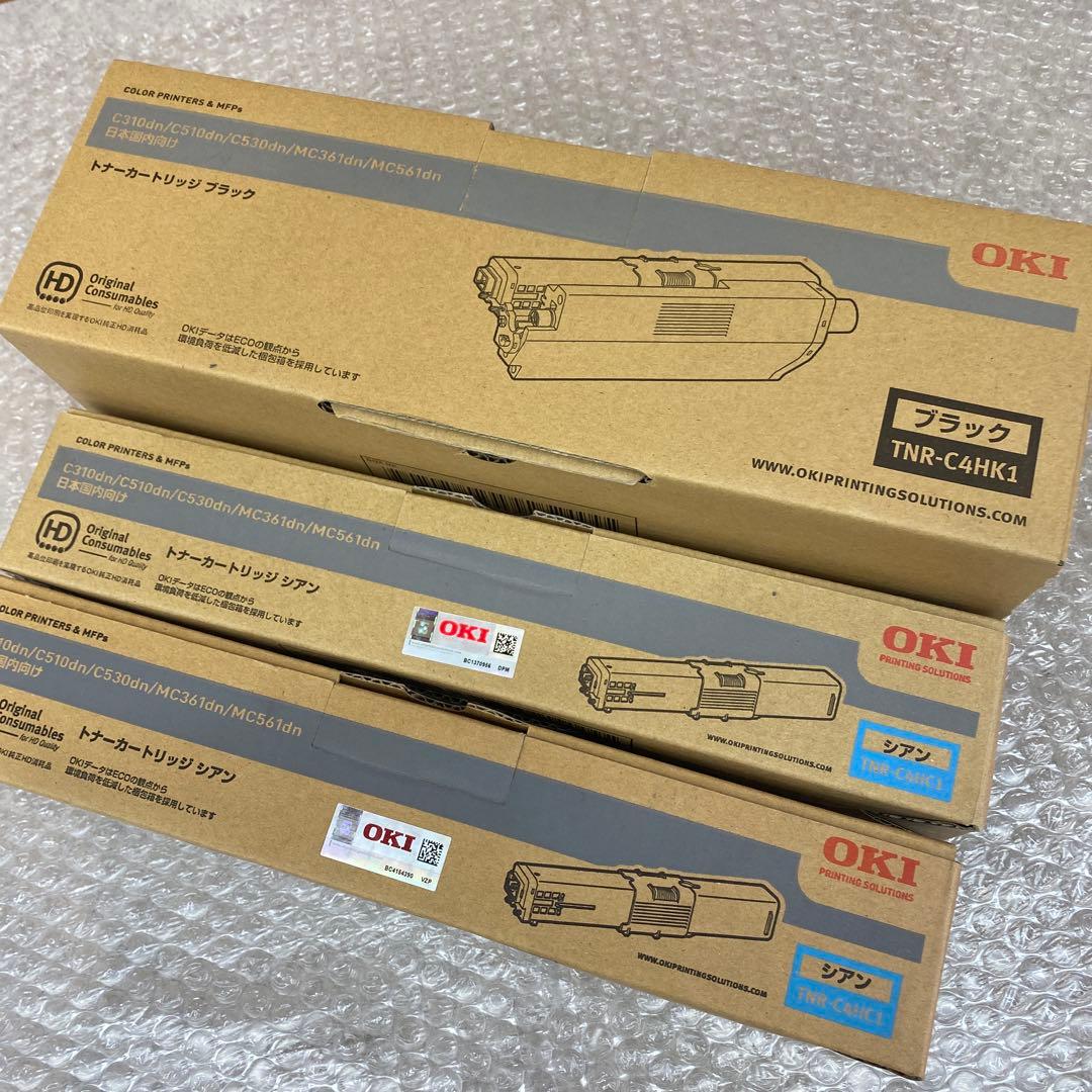 沖データ（OKI）　プリンター　純正　トナーカートリッジ　TNR-C4HK1