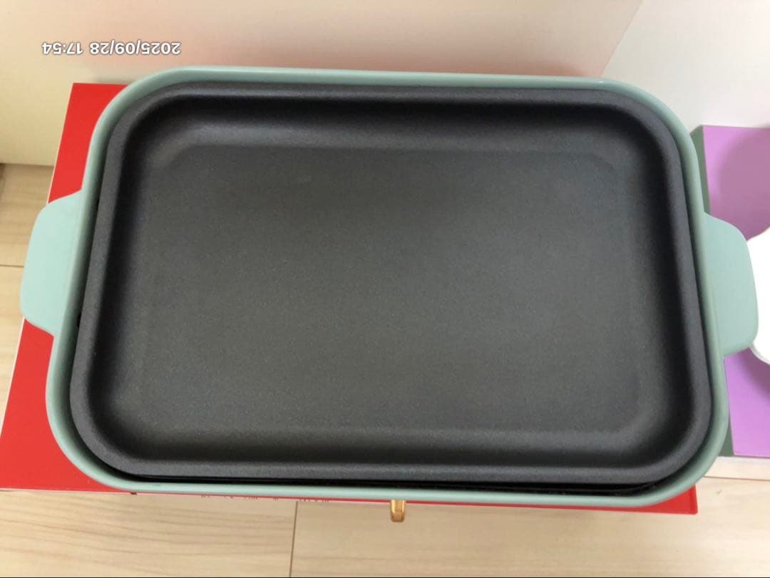 美品BRUNO ブルーノ コンパクトホットプレート本体 プレート3種BOE021