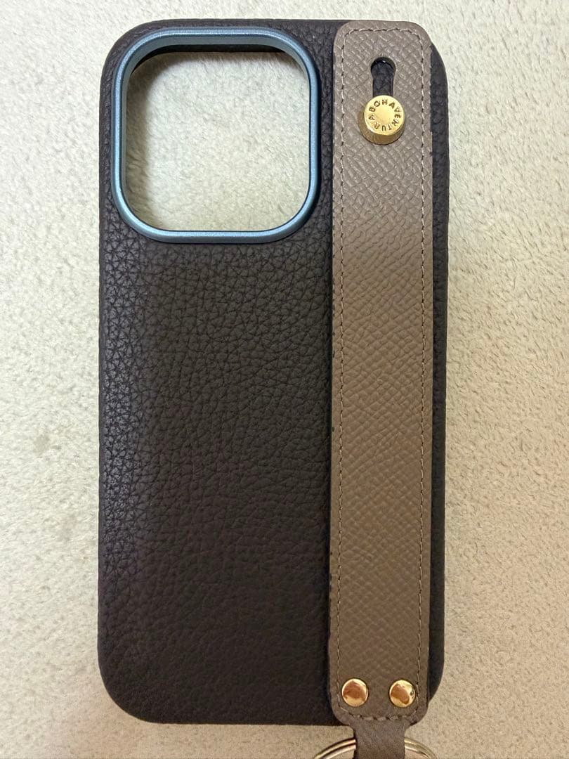 bonaventura iPhone 15 Pro シュリンクレザー