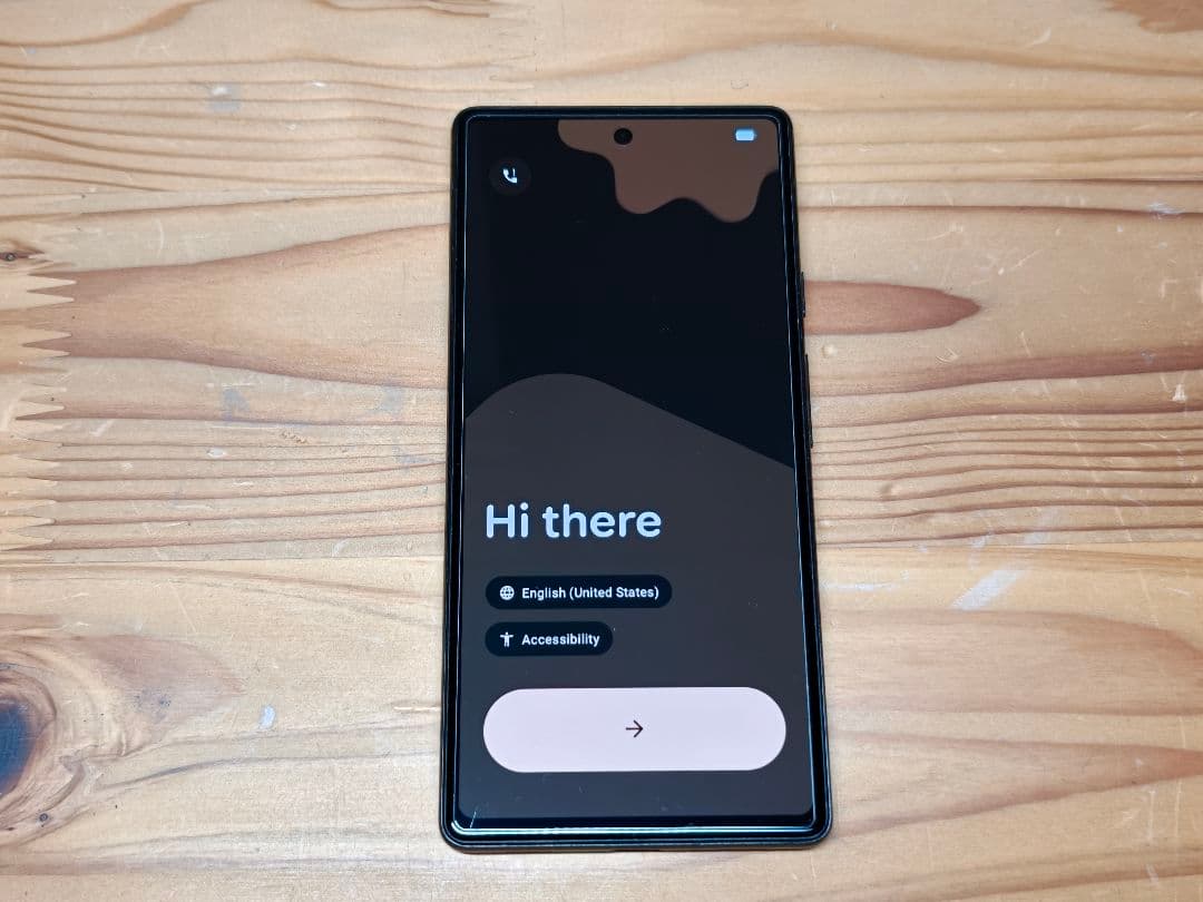 Google Pixel 6a 本体 + ガラス製保護フィルム付き