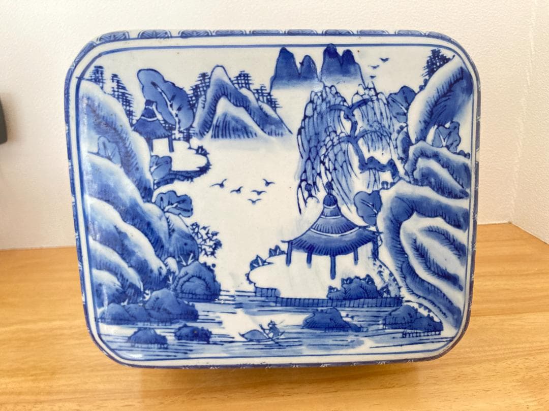 灯籠　うさぎ　陶器　骨董品　時代物