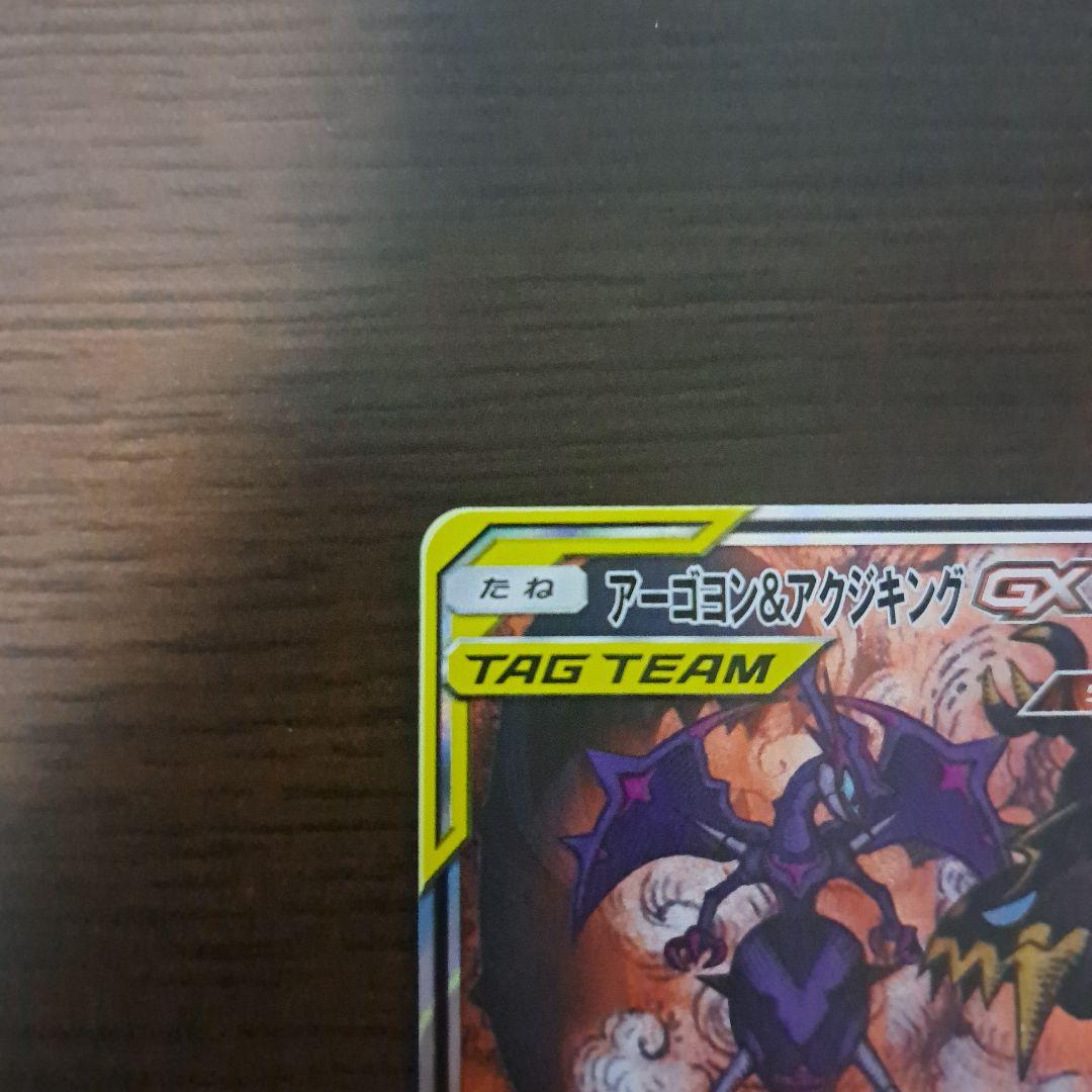 ポケモンカード　アーゴヨン&アクジキングGX SR