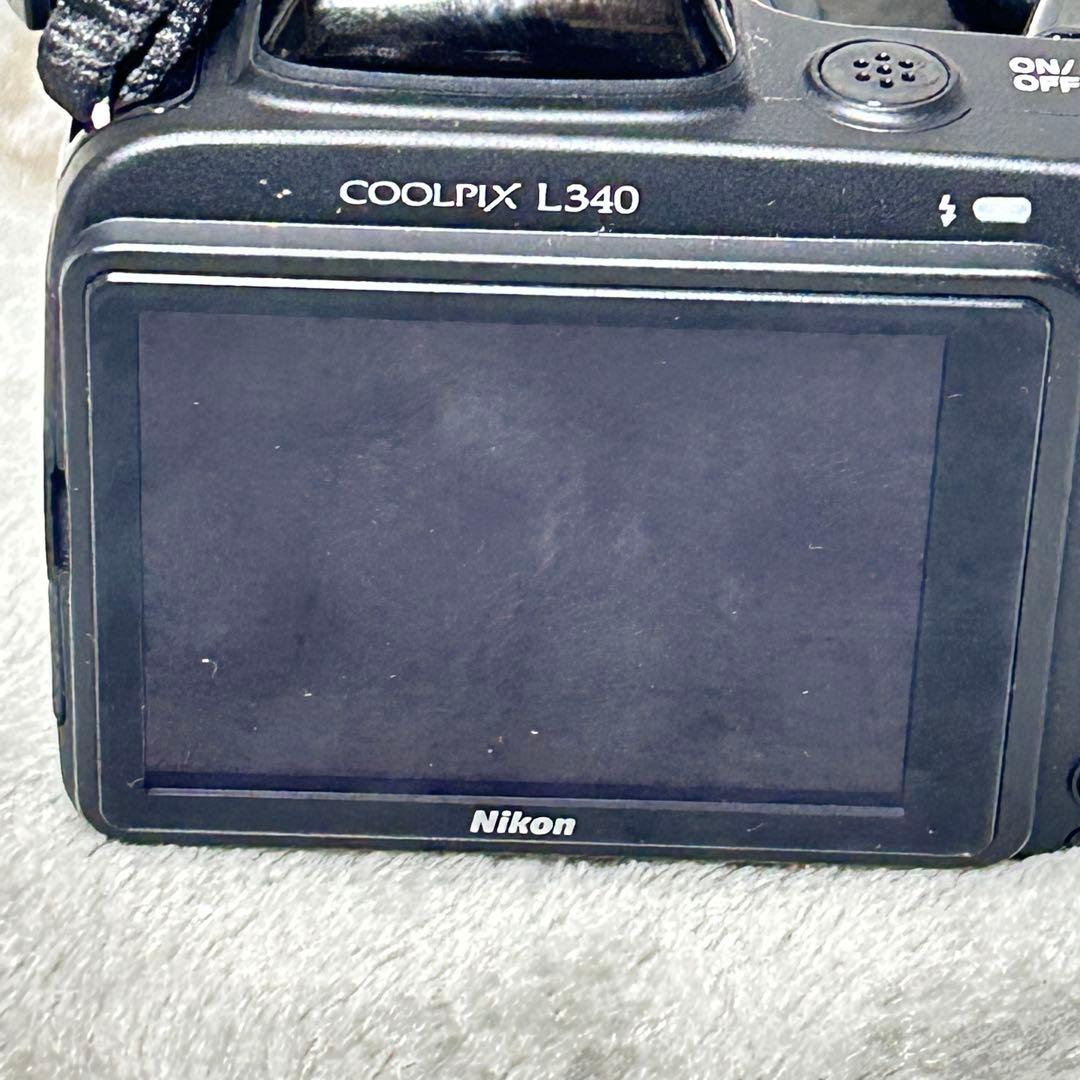 【動作品　美品】Nikon COOLPIX L340 コンパクトデジタルカメラ