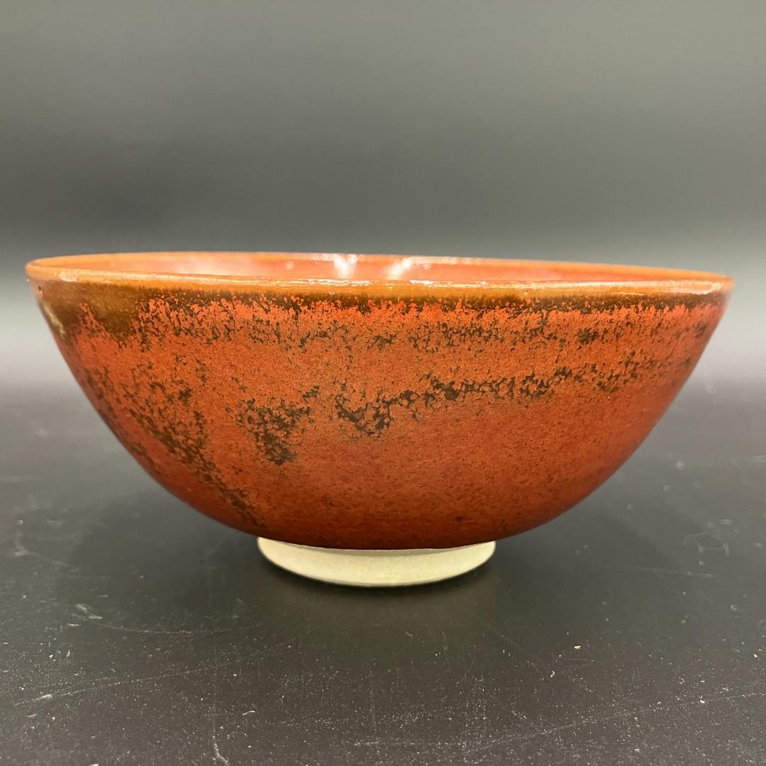 美品 こぶ志 山岡三秋造 茶碗 抹茶碗 共銘 底款 直径14cm R8SA57