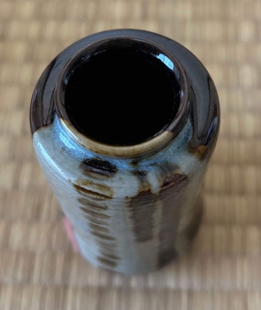 茶道具 茶入 織部 澪標写