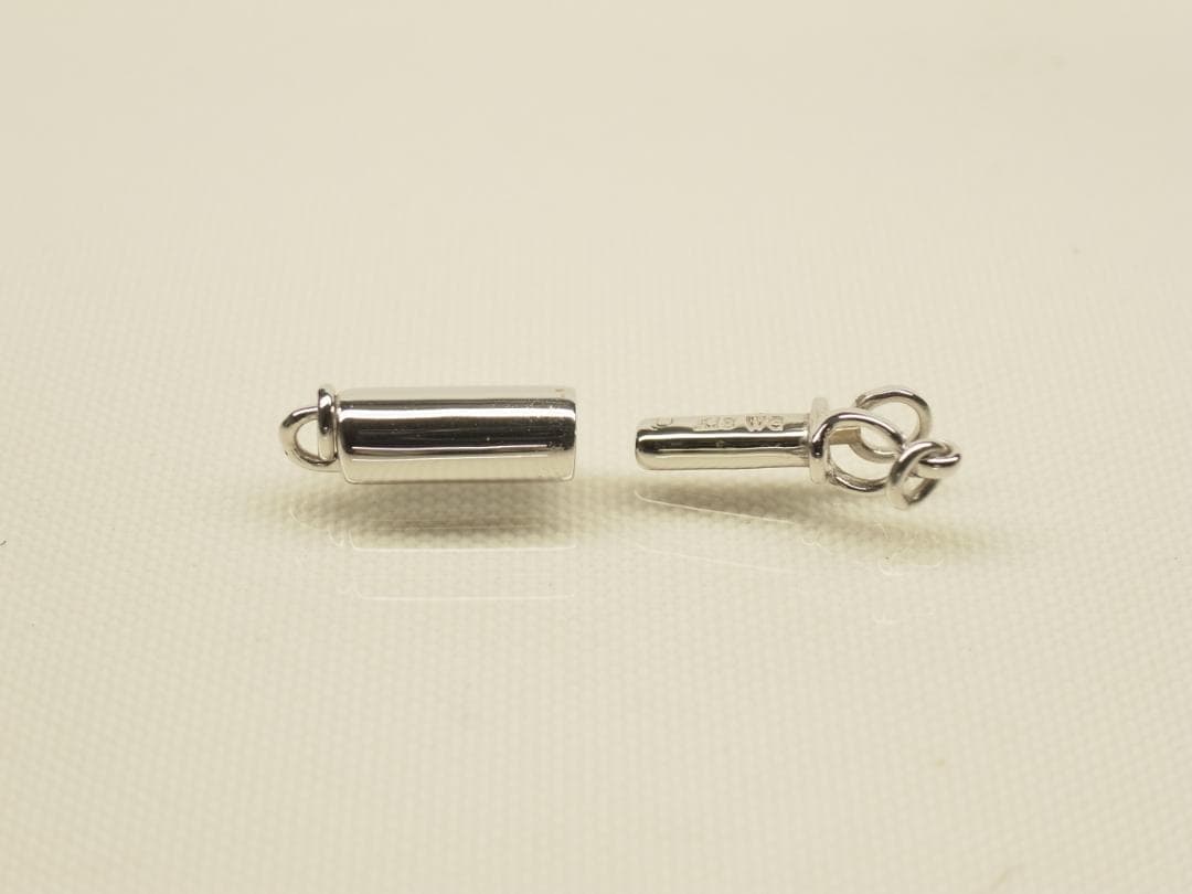 K18WG差し込み金具　1個売り　【新品】※K18WG刻印あり