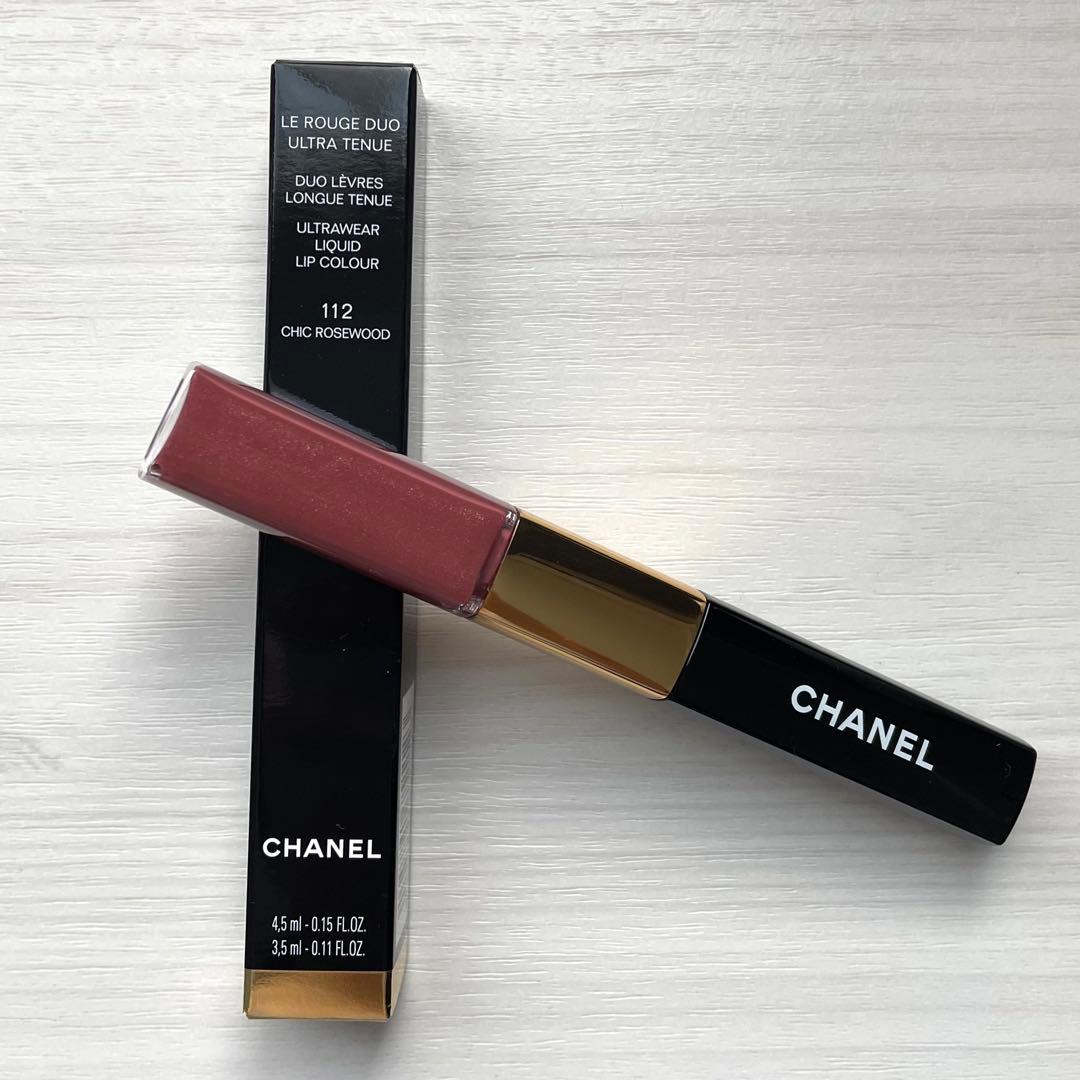 CHANEL ルージュ デュオ ウルトラトゥニュ 112　シックローズウッド