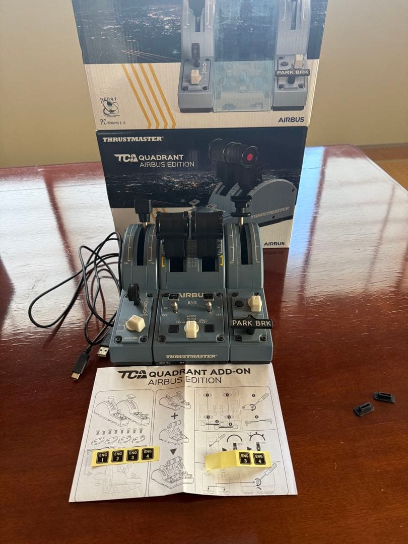 PC用ゲームコントローラー・コンバーター THRUSTMASTER TCA AIRBUS EDITION