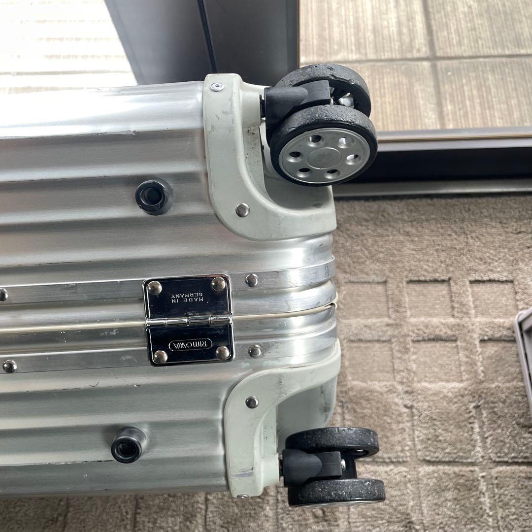 青ロゴ 中美品 RIMOWA トパーズ 98-104L 最大容量 オリジナル