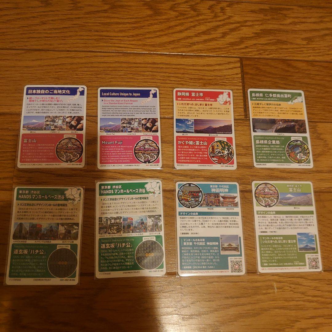 ワールドマンホールコレクション　24　ロゲットカード　8枚　スペシャルセット
