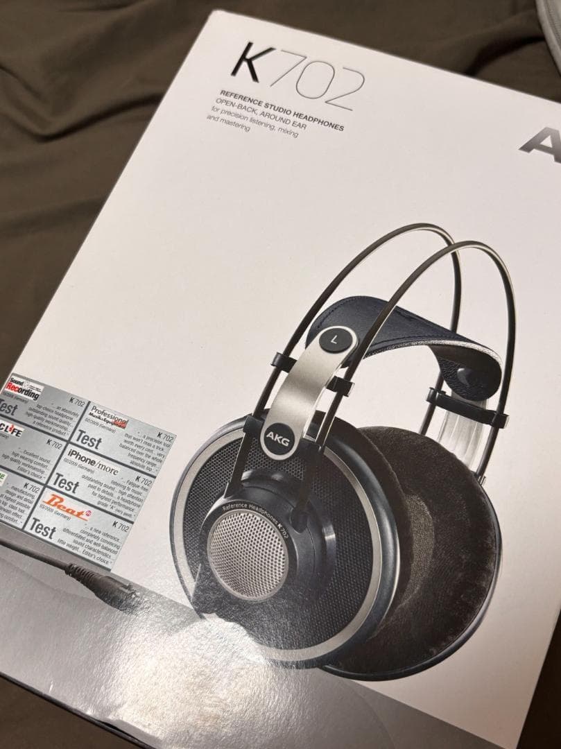 AKG K702 オープン型ヘッドホン プロフェッショナルモニター
