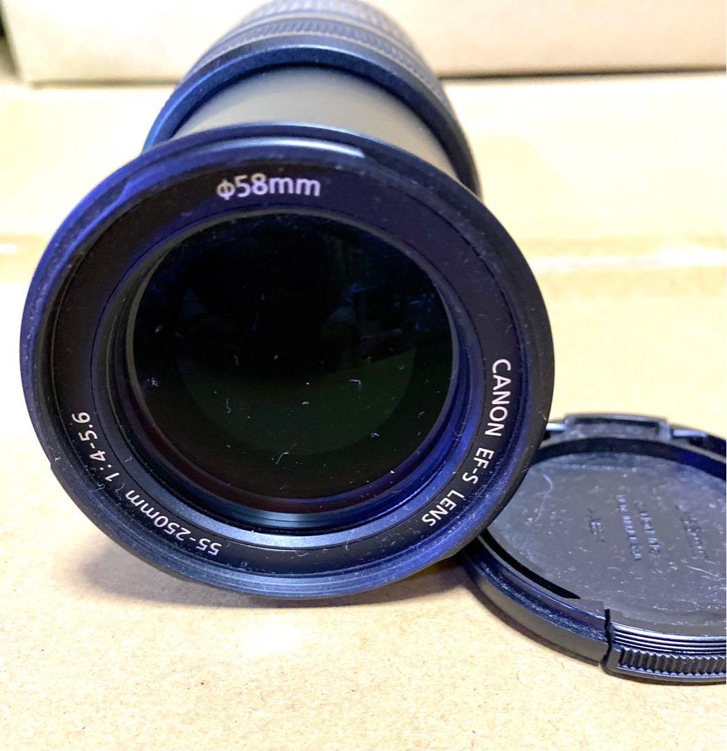 キヤノン 望遠レンズ EF-S 55-250mm