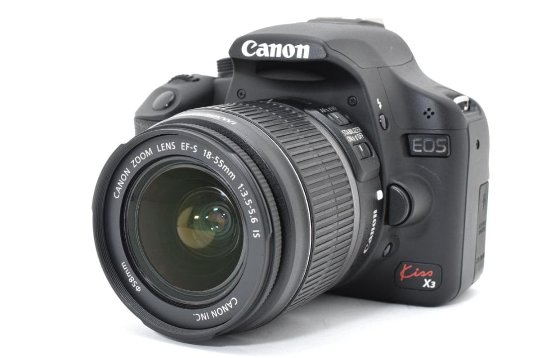 ショット数極少2804回！Canon EOS Kiss X3セット 卒業入学に!