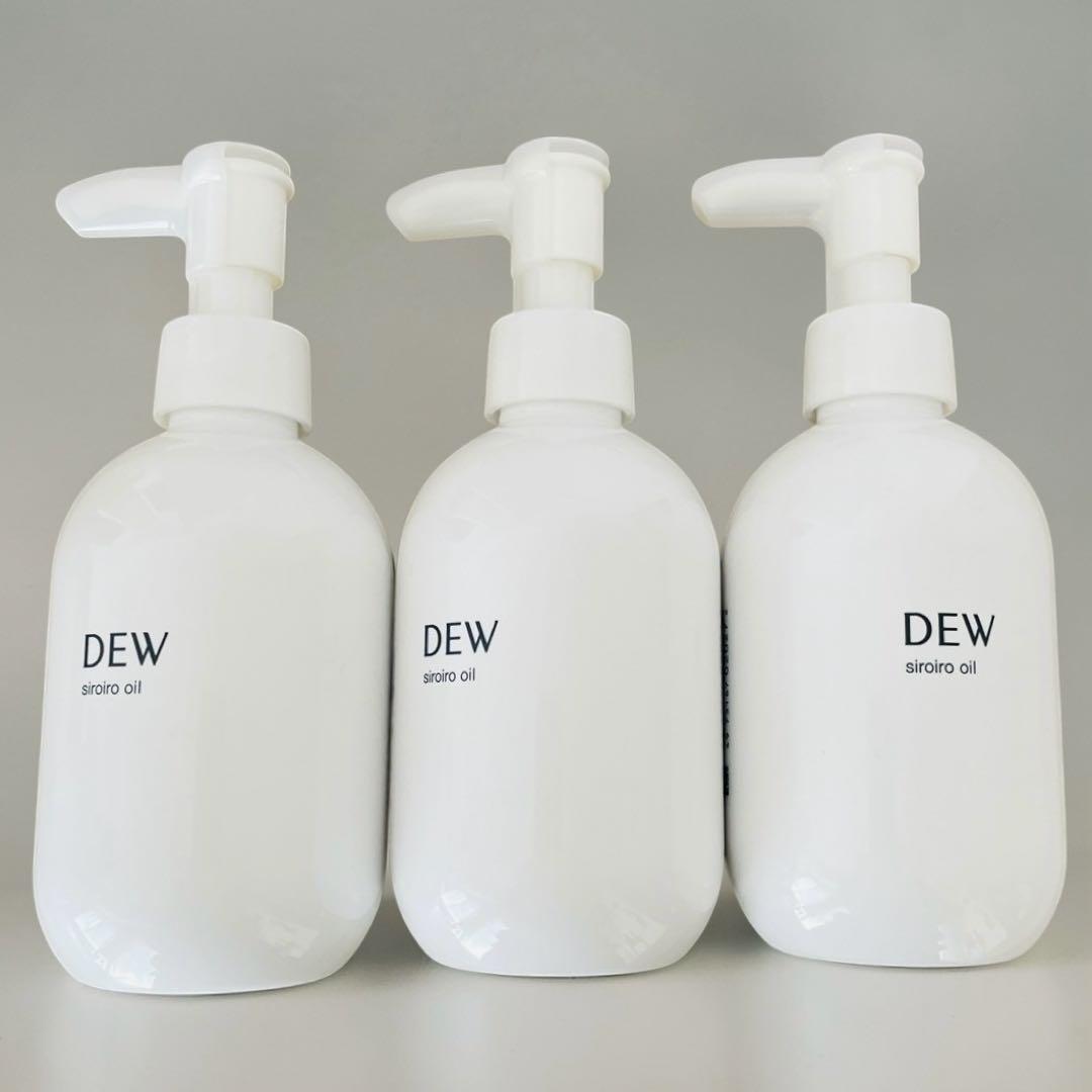 新品☆5個セット☆DEW(デュウ) 白色オイル 本体 180ml 美容液オイル