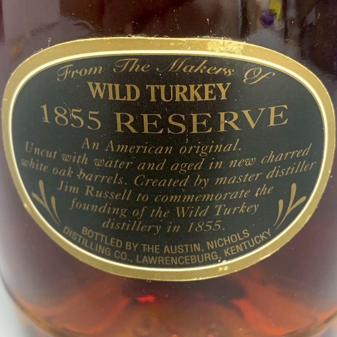 未開栓 WILD TURKEY 1855 RESERVE バーボン 750ml