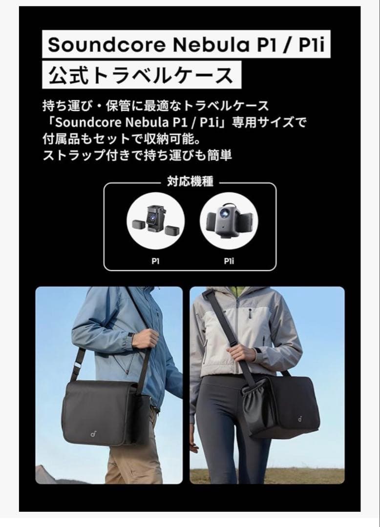 Soundcore Nebula P1 / P1i 専用ケース
