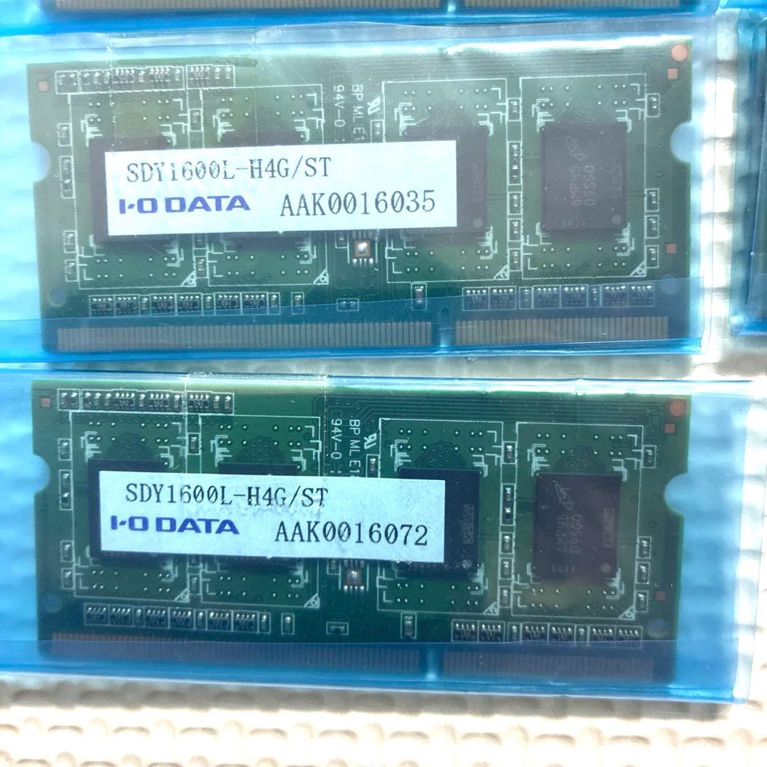 新品IODATAノート用メモリSDY1600L 4GB×10枚セット#L