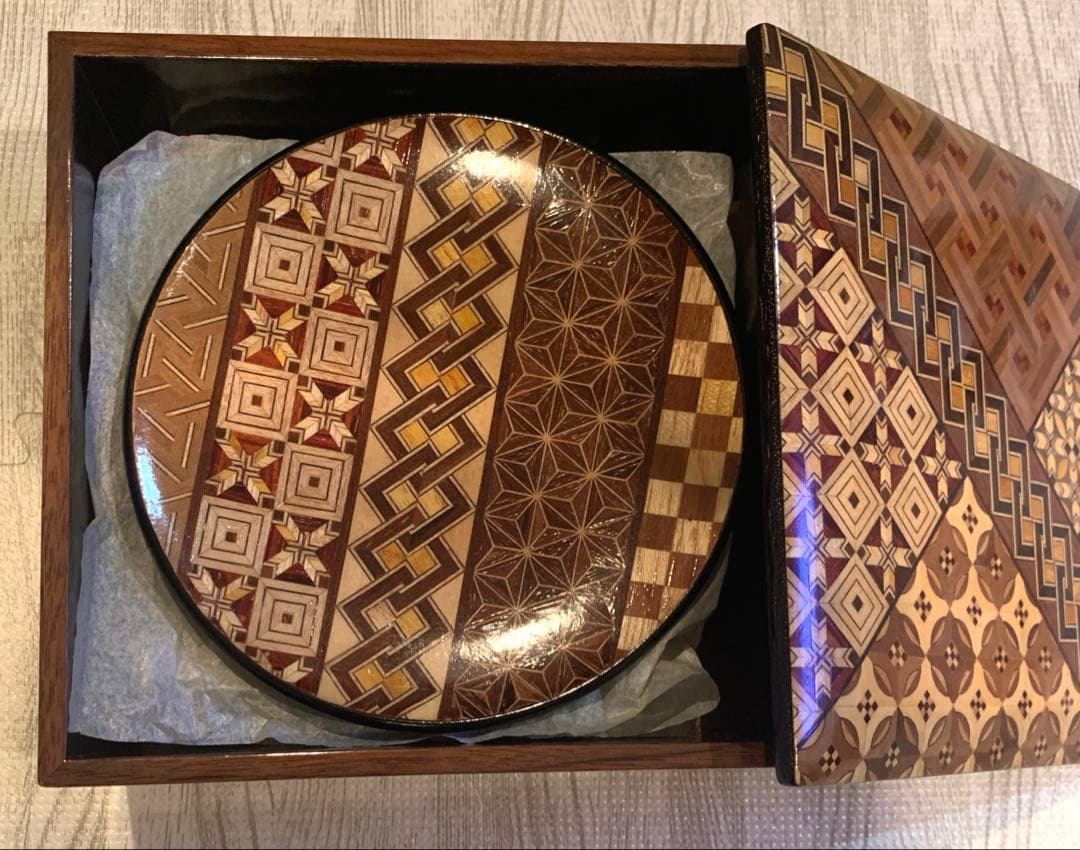 寄木細工 小皿 5枚セット
