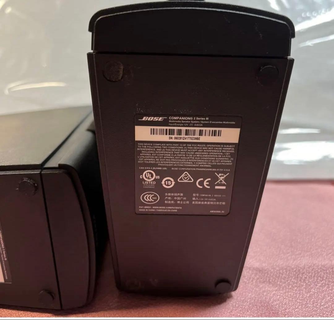 BOSE Companion 2 Series lll スピーカー　動作品