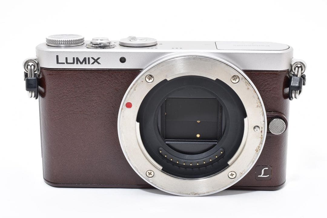 LUMIX DMC-GM1Sミラーレス一眼 ブラウン 本体と付属品