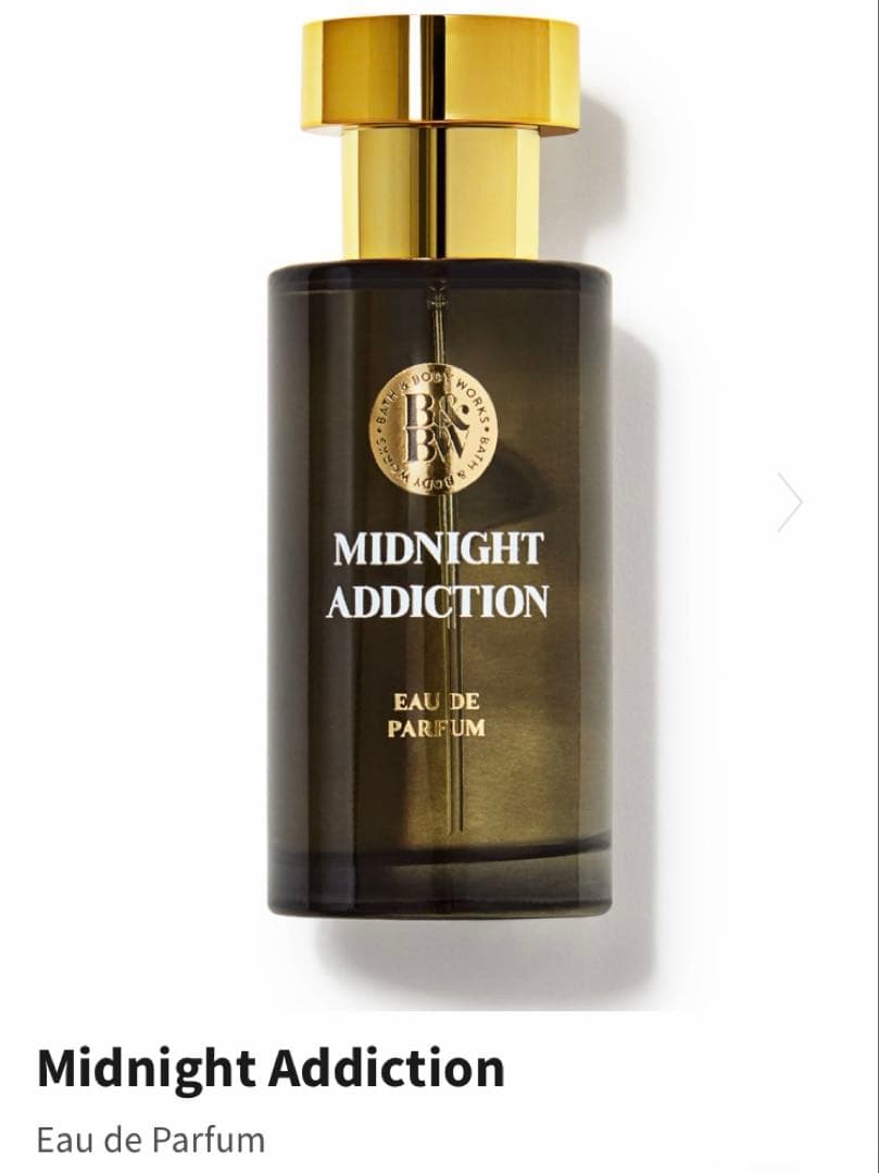 バスアンドボディワークス新品Midnight Addiction Parfum