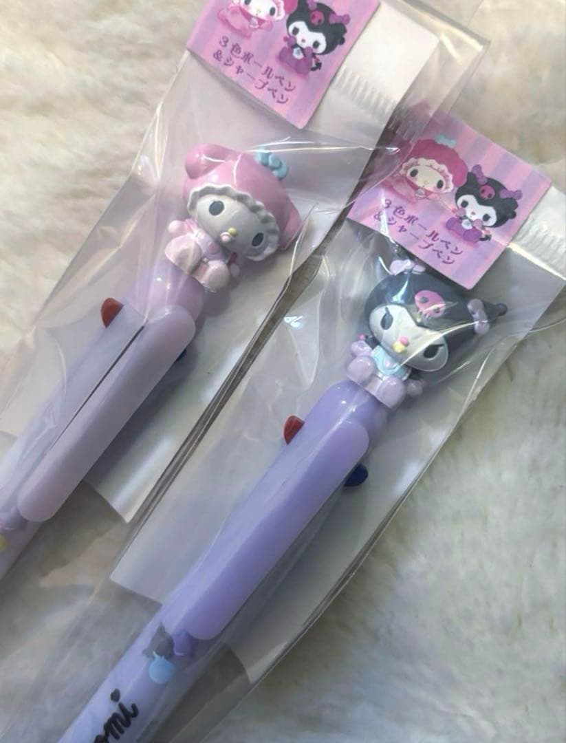 マイメロ クロミ ♡ ベビー 3色ボールペン＆シャープペン