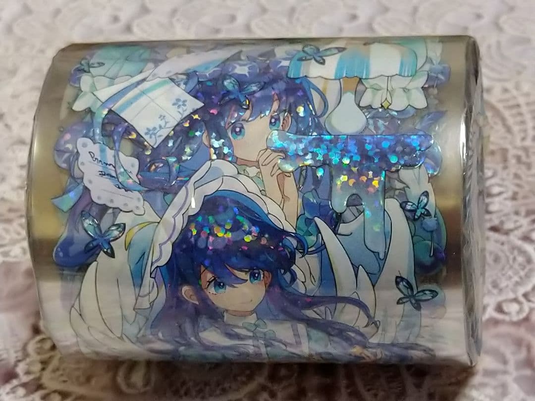 J294＃西幻星空(银河光)茶犁原创切り売り海外人物マステ女の子
