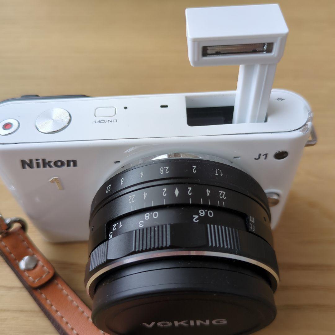 Nikon 1 J1 ホワイト ミラーレスカメラ