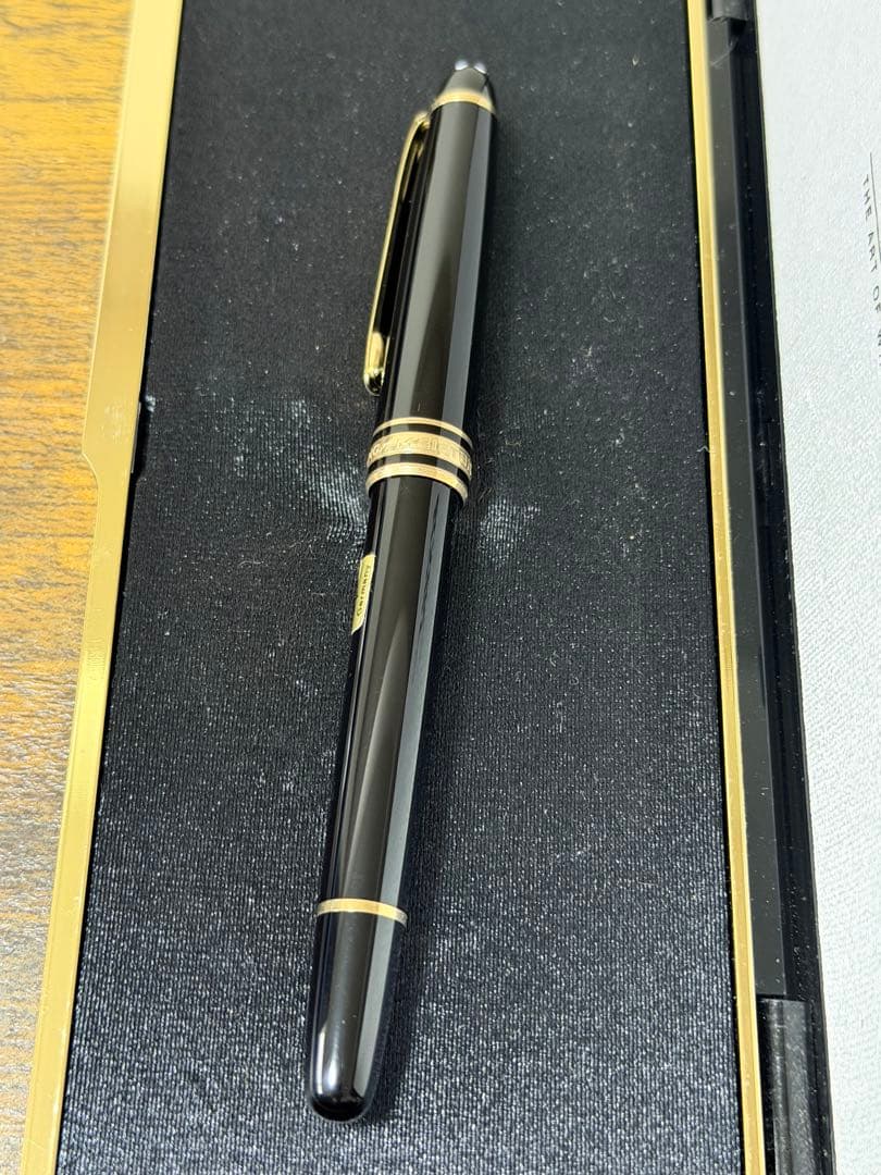 新品未使用　144 バイカラー　14金　ゴールド　モンブラン　万年筆　F 吸入器