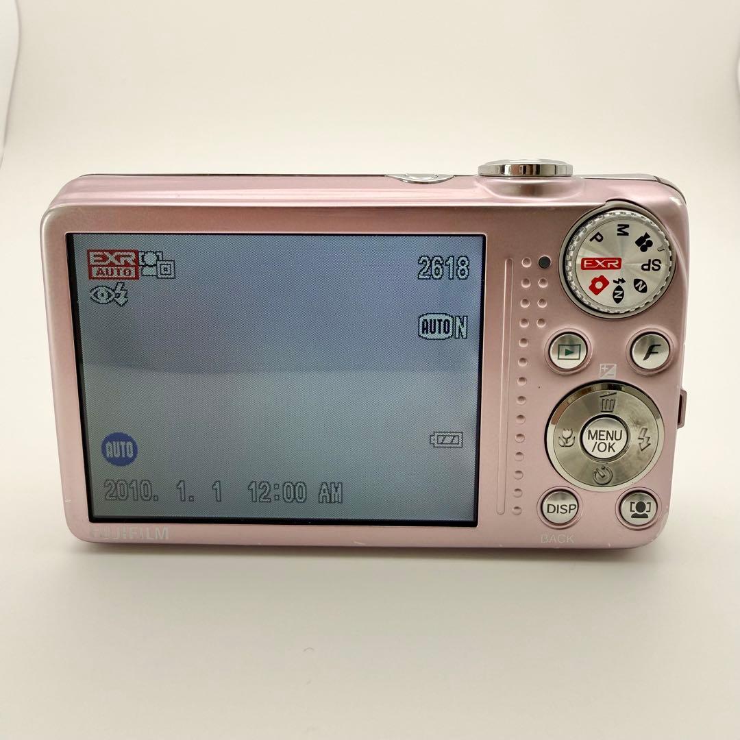 【動作OK】FUJIFILM FinePix F80 EXR ピンク 充電器付き