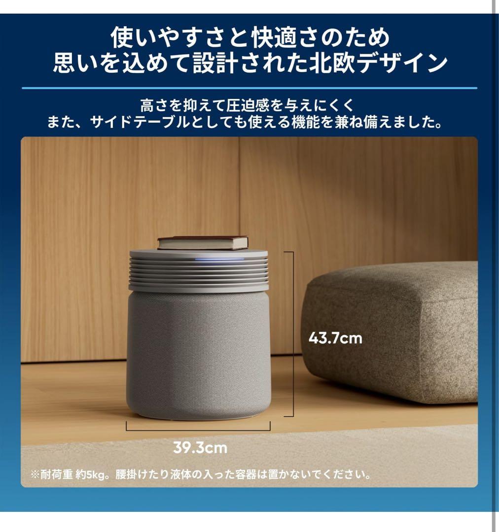 新品未開封 Blueair SP4i 空気清浄機 57畳対応 北欧デザイン