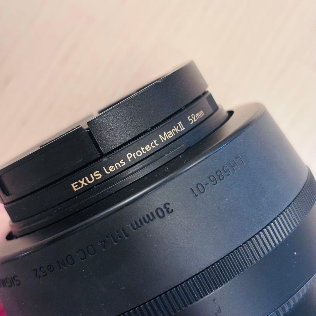 【美品・EXESフィルター付き】SIGMA 30mm F1.4 Eマウント