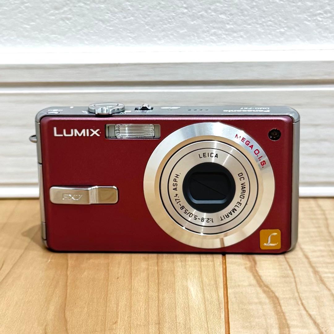 【美品】　Panasonic パナソニック　DMC-FX7 デジカメ　ピンク