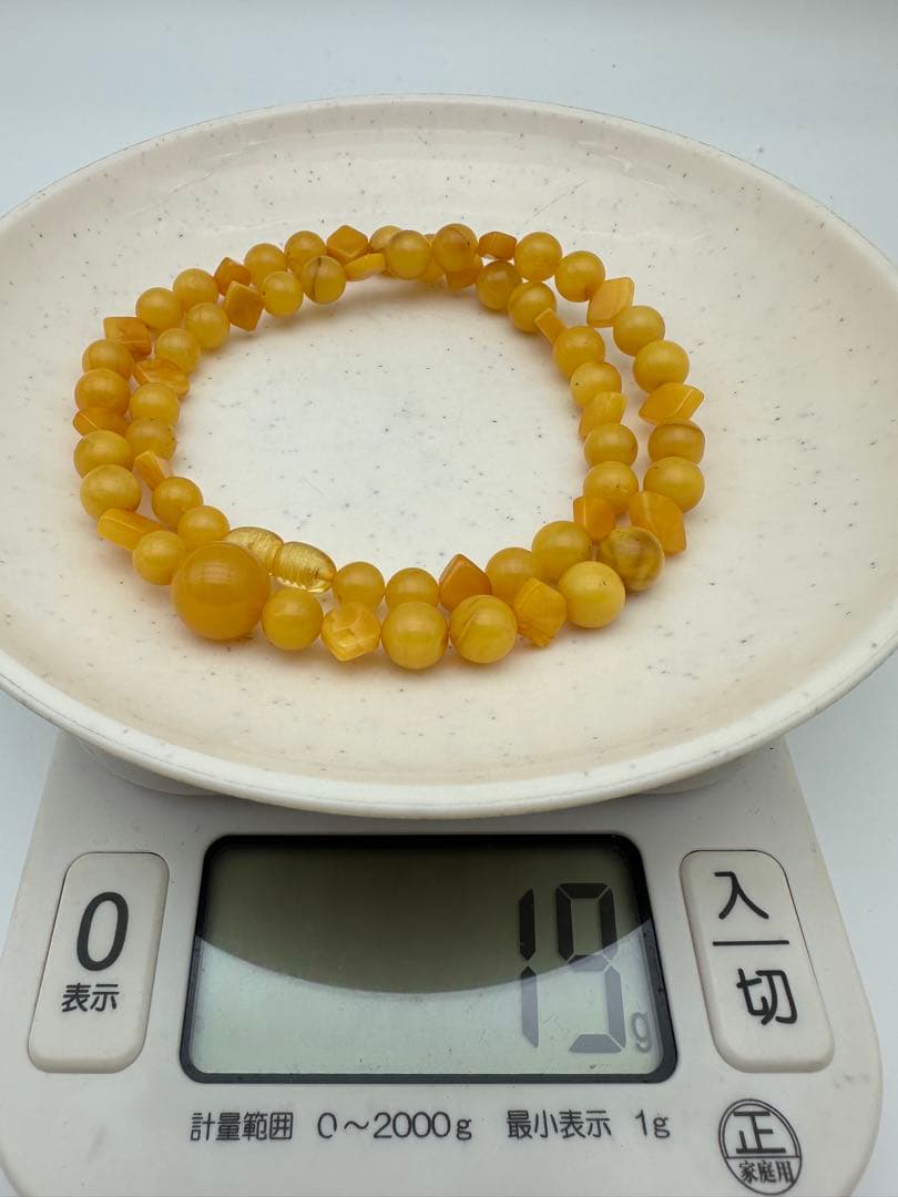☆天然☆ バルト海産 天然アンバー 琥珀 蜜蝋 ネックレス 本物保証 稀少品
