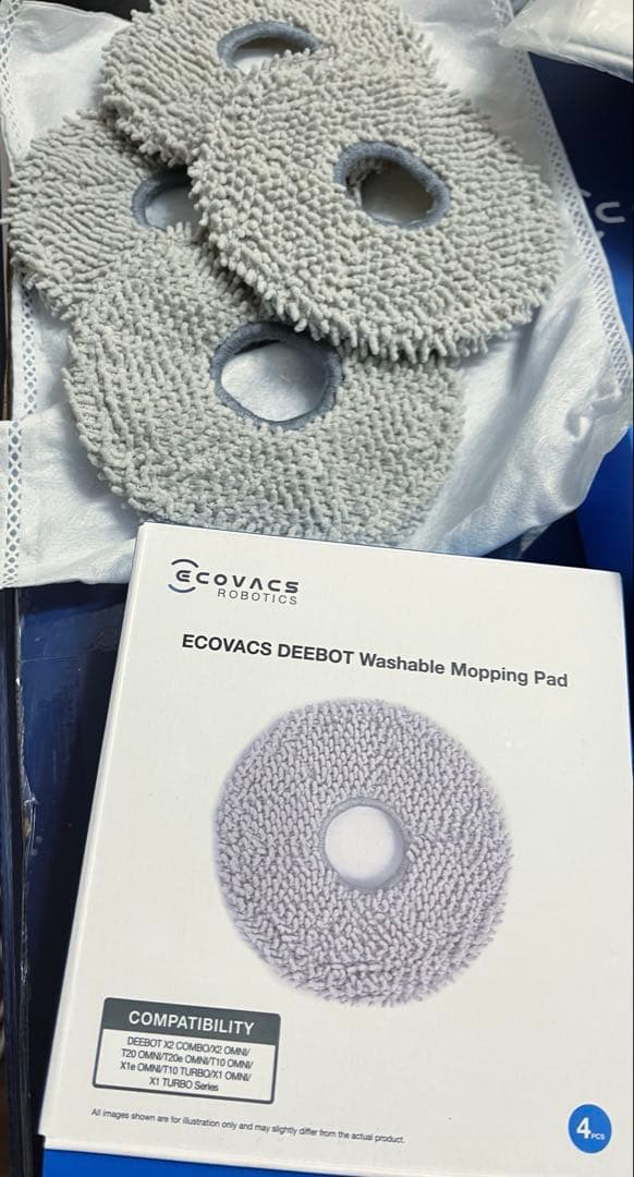 ECOVACS DEEBOT X1 T10 OMNIの抗菌機能付きパッケージ