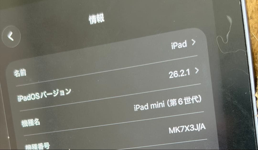 ipad mini 6世代 256GB wi-fiモデル パープル