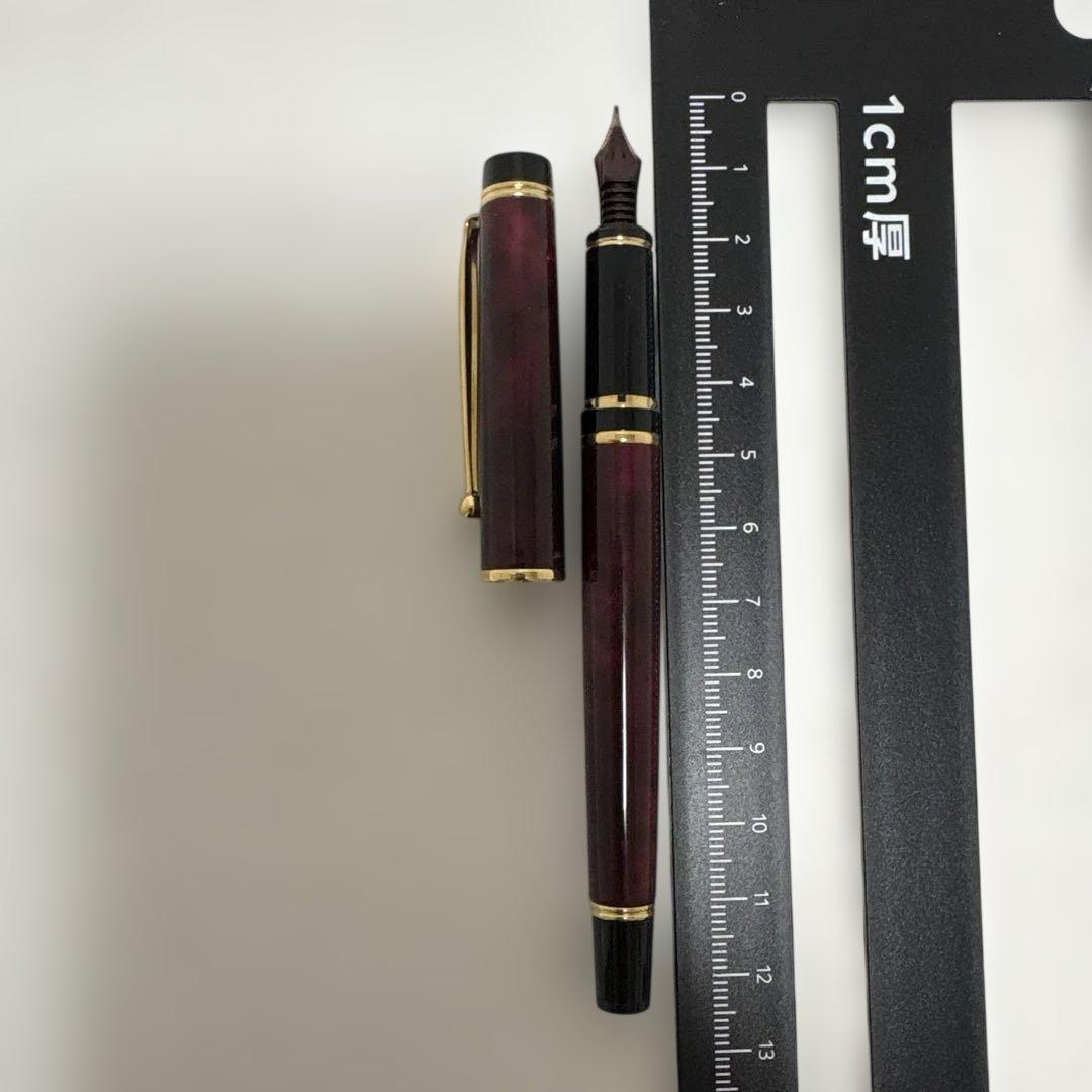 d*3様 パイロット　グランセ　14K刻印 ルビーレッドマーブル