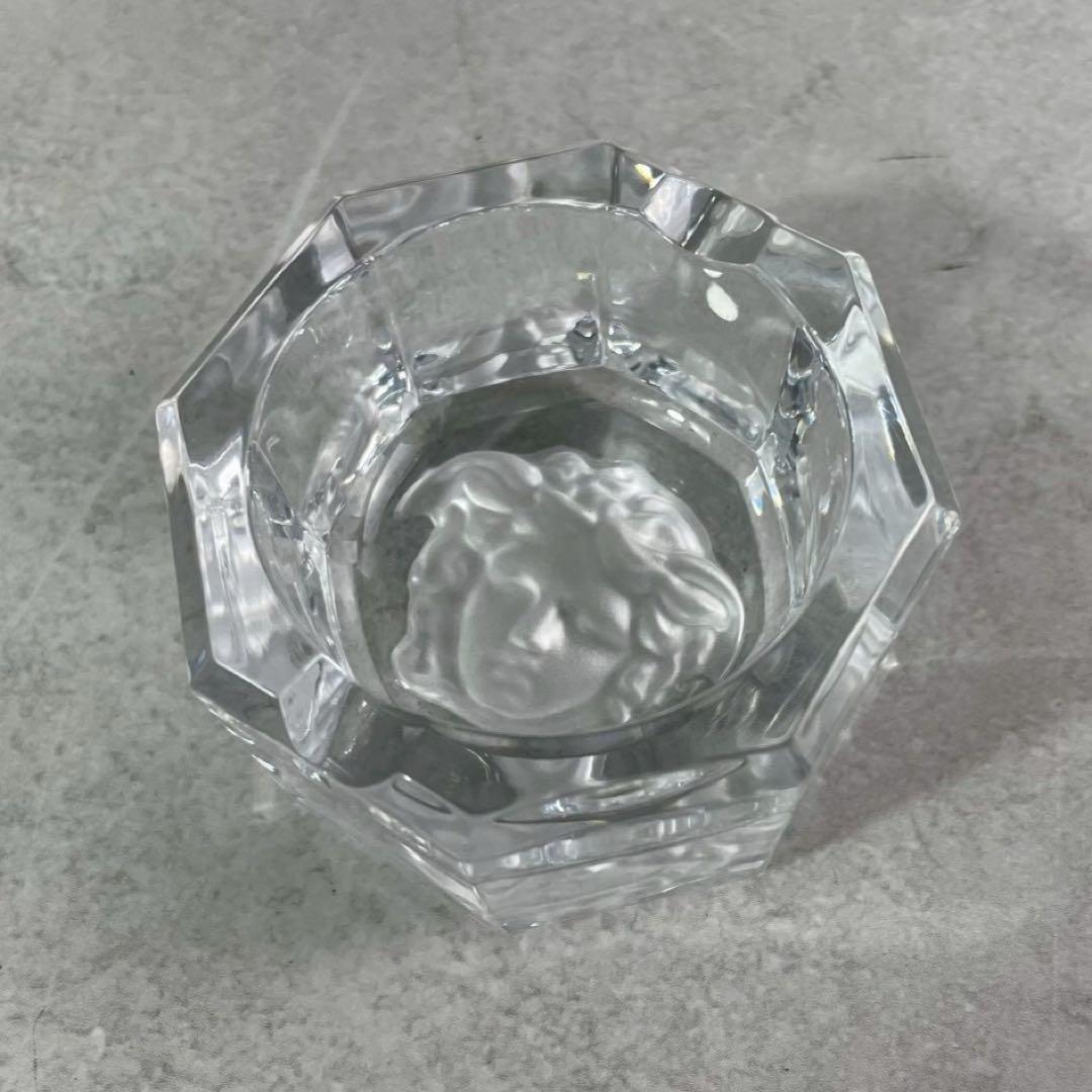 VERSACE ヴェルサーチ メデューサ ガラス 灰皿 クリスタル