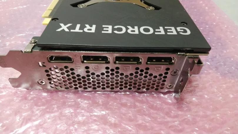 RTX4070 ジャンク GPU ファン回転/LED点灯