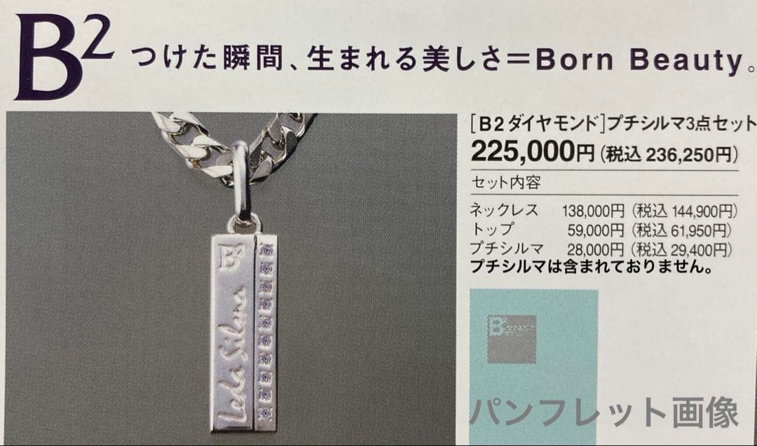 レダシルマ『B2ダイヤモンド』ゲルマニウムネックレス&トップセットLedaレダ