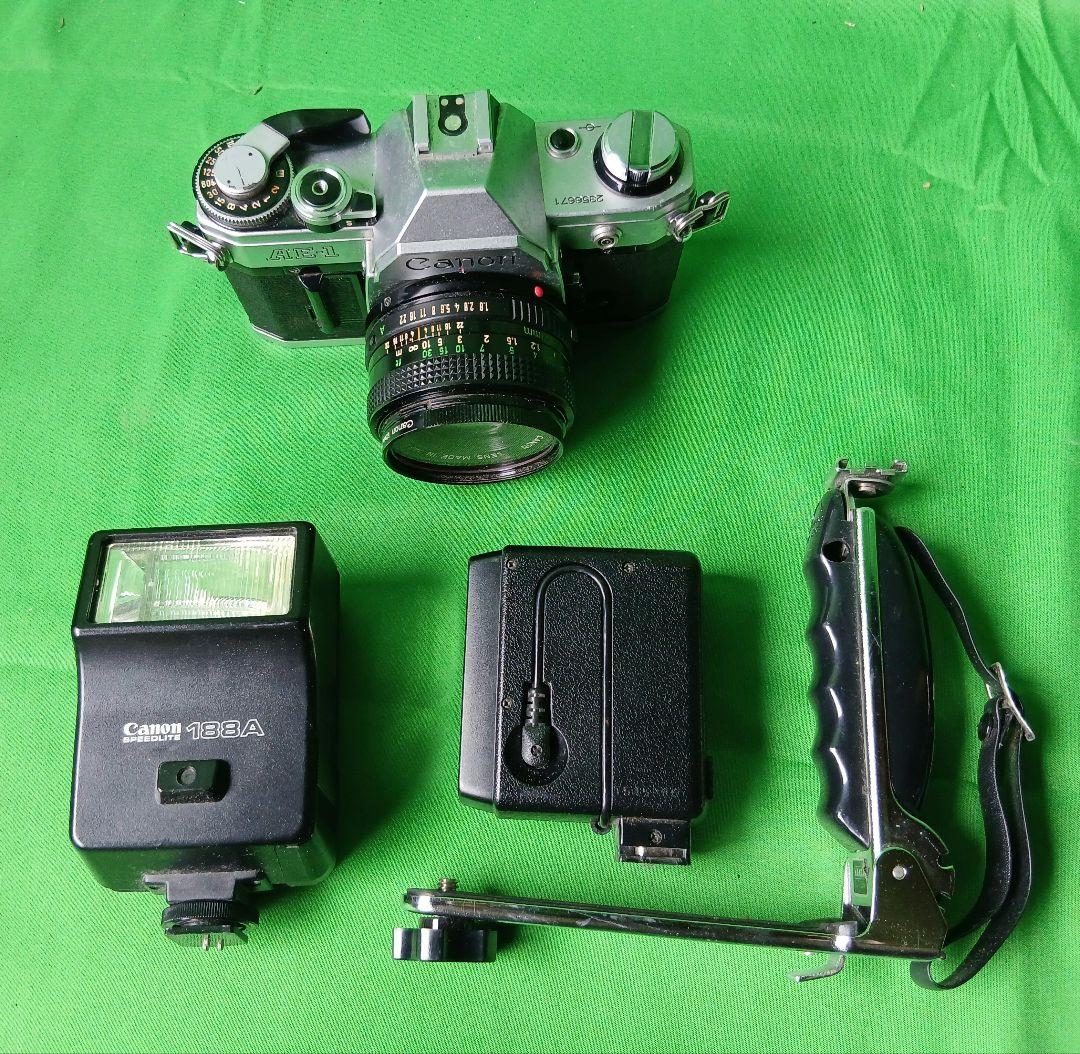 Canon AE-1 フィルム一眼レフカメラセット「ジャンク」
