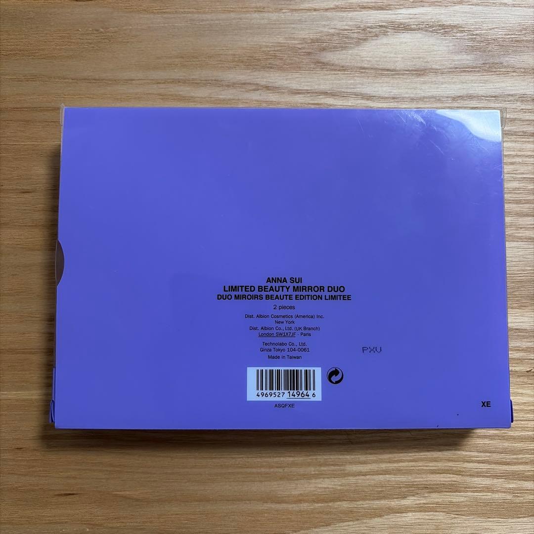メイク道具・化粧小物 ANNA SUI LIMITED BEAUTY MIRROR DUO