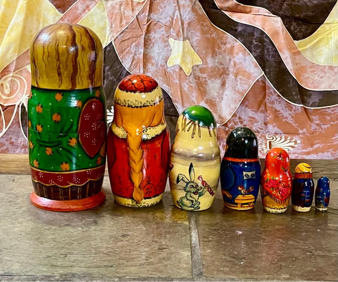 再値下　ソビエト　ロシア　マトリョーシカ　ビンテージ　1990 MOCKBA