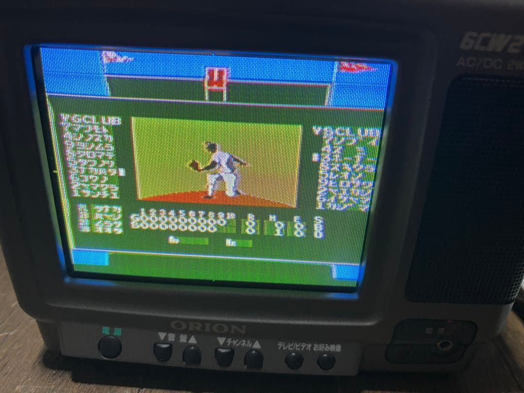 レトロ ブラウン管 ポータブル テレビ 6CW2 ORION オリオン 動作品
