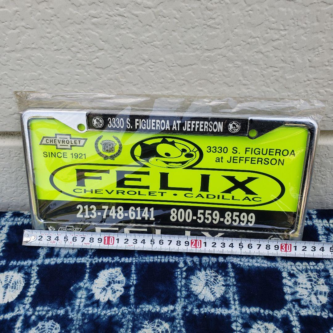 L*6様 新品未使用 FELIX CHEVROLET CADILLAC ナンバー