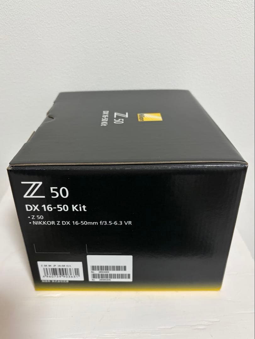 新品・未開封　Nikon Z 50 DX 16-50 Kit
