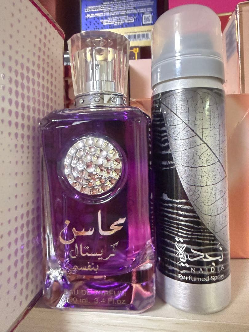 香水(女性用) Mahasin Crystal Violet Lattafa